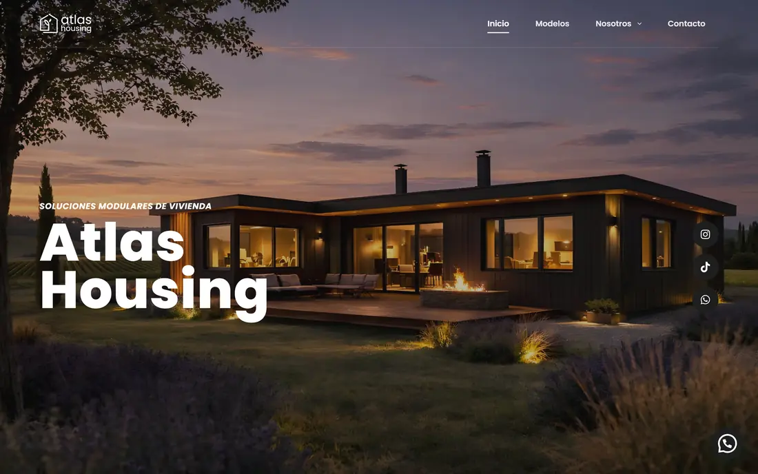 Atlas Housing en escritorio