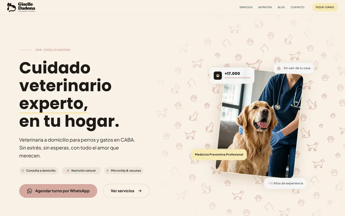 Gisella Dadona en escritorio